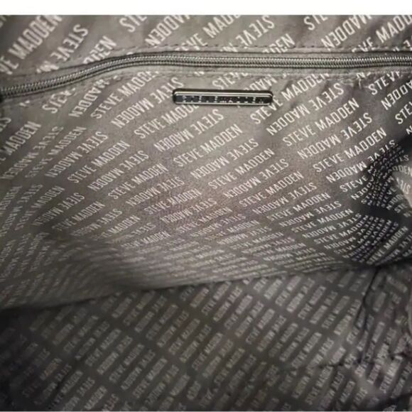 Steve Madden BGymm Weekender Bag- Black/Black - Picture 7 of 14